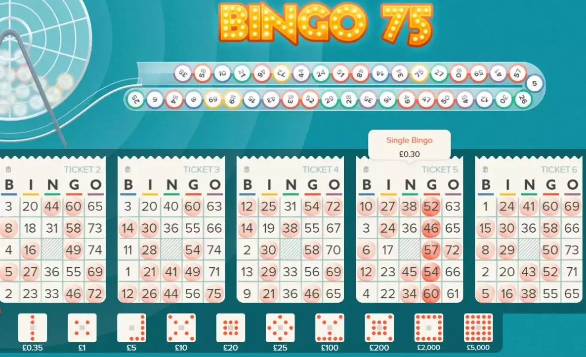 Игра Bingo-75